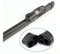 Jonny 8 Ball DOUBLE SHAFT Triangular Pool Cue Case - Holds Butt & 2 Shafts