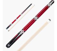 Jonny 8 Ball HARPOON 58 Inch 2 Piece Centre Joint American Pool Cue with Birch Shaft and 13mm Layered Leather Tip