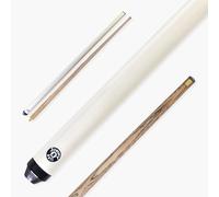 Jonny 8 Ball JET JUNIOR 36 inch 2 Piece Centre Joint Kids Ash Snooker Pool Cue - 10mm Tip (White)