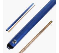 Jonny 8 Ball Jet Junior 42" 2-Piece Ash Snooker & Pool Cue - 10mm Elk Master Tip, Compact Design (Blue)
