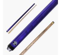 Jonny 8 Ball Jet Junior 42" 2-Piece Ash Snooker & Pool Cue - 10mm Elk Master Tip, Compact Design (Purple)