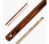 Jonny 8 Ball NOVA 57 Inch 2 Piece Centre Joint English Pool Cue 9mm tip with Slim Tapered Ash Shaft (Orange)