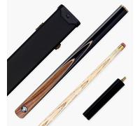 Jonny 8 Ball Pearl Series 3/4 Joint Cue and Case Set with Professional Layered Leather Tip (Hazel Burl)