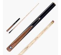 Jonny 8 Ball Pearl Series 57 Inch ¾ Joint Hand Spliced Premium English Pool Cue with Professional Red Layered Pro Tip (Hazel Burl)