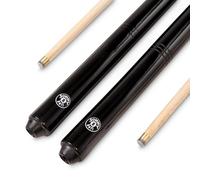 Jonny 8 Ball Pub Style 2 Piece Centre Jointed Snooker Pool Cue Set 9.5mm Tip - Two 57 Inch Cues
