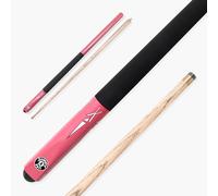 Jonny 8 Ball Torpedo 48 Inch 2 Piece Centre Joint Junior Kids Snooker and English Pool Cue with 9.5mm Tip (Pink Torpedo Cue Only)