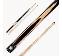 Jonny 8 Ball Traditional Range 57 Inch 3 Piece Centre Jointed Length Adjustable Snooker Pool Cue 9mm Tip - Shorten to 44 Inch