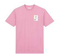 Jonny Bairstow Cricket Icon Frame Men's T-Shirt - Baby Pink / L