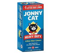 JONNY CAT Heavy Duty Litter Box Liners, Jumbo, 5ct