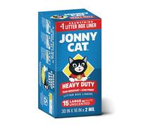 Jonny Cat Heavy Duty Tear-Resistant Litter Box Liners, Large, 30in x 16in, 15ct