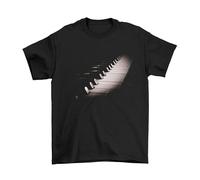 jonny cotton Keyboard Piano, Mens or Womens Musical Instrument T-Shirt, Made from Black