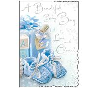 Jonny Javelin Baby Boy Card