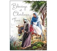Jonny Javelin Blessings At Christmas Time Card Mary Joseph On Donkey
