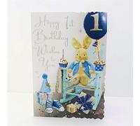 Jonny Javelin Boy Happy 1st Birthday Wishes to You Card