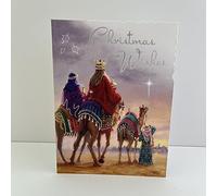 Jonny Javelin Christmas Wishes Card Three Kings Camels