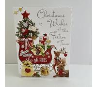 Jonny Javelin Christmas Wishes Festive Time Card Festive Sleigh