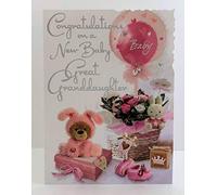 Jonny Javelin Congratulations On A New Baby Great Granddaughter Card