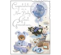 Jonny Javelin Congratulations On A New Baby Great Grandson Card
