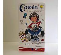 Jonny Javelin Cousin On Your Birthday Have Fun Card - Gaming