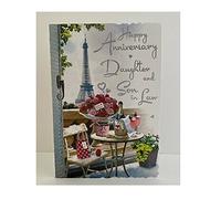 Jonny Javelin Daughter and son Anniversary card V812