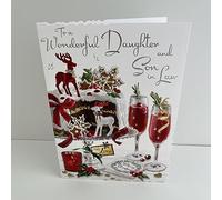 Jonny Javelin Daughter And Son In Law Christmas Card Large Size