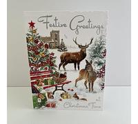 Jonny Javelin Festive Greetings Christmas Time Card