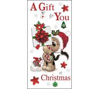 Jonny Javelin Fudge Dog Christmas Gift for You Money Wallet Card