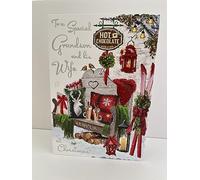 Jonny Javelin Grandson And Wife Christmas Card Hot Chocolate