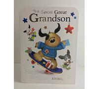 Jonny Javelin Great Grandson Happy Birthday Card - Skateboard