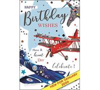 Jonny Javelin Male Birthday Plane Greeting Card