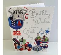 Jonny Javelin Male Birthday Wishes Have A Great Day Card - Ice Bucket Beer Presents