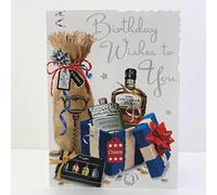 Jonny Javelin Male Birthday Wishes to You Card - Whiskey Presents