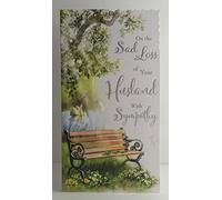 Jonny Javelin On The Sad Loss of Your Husband with Sympathy Card - Bench