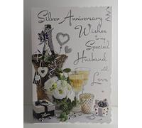 Jonny Javelin Silver Anniversary Wishes To My Special Husband Card