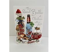 Jonny Javelin Special Brother At Christmas Card Beer Snacks