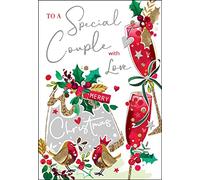 Jonny Javelin Special Couple Merry Christmas Card Christmas Pudding