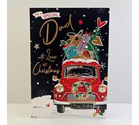 Jonny Javelin Special Dad With Love At Christmas Card Red Car
