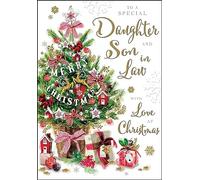 Jonny Javelin Special Daughter And Son In Law With Love Christmas Card