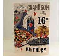 Jonny Javelin Special Grandson On Your 16th Birthday Card