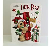 Jonny Javelin Special Little Boy Christmas Card Cute Dog Cracker