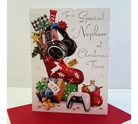 Jonny Javelin Special Nephew At Christmas Card Gaming Stocking Presents