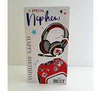 Jonny Javelin Special Nephew Happy Birthday Card