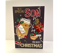 Jonny Javelin To A Special Son Merry Christmas Card