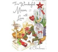 Jonny Javelin Wonderful Mam Christmas Card with Envelope