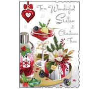 Jonny Javelin Wonderful Sister At Christmas Time Card Cocktail