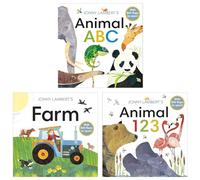 Jonny Lambert 3 Books Collection Set (Animal ABC, Animal 123 & Farm)