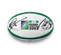Jonny Wilkinson And Martin Johnson Signed 2003 World Cup Final Replica Ball