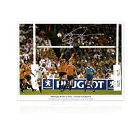 Jonny Wilkinson Signed England Rugby Photo: The Drop-Kick (With Text)