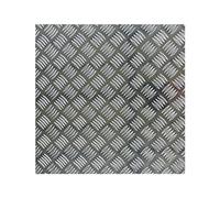 Jonoisax Aluminum Diamond Treadplate Sheet Metal,Thickness 2mm for Truck. Work Bench, Garage and Much More,2 * 500 * 500mm