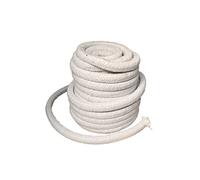 Jonoisax Ceramic Fiber Rope Gasket - Rope Seal Round Braided 10m High Temperature Gasket Seal for Boiler Furnace Oven Kiln Casting,Diameter: 5 Mm